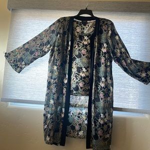 Silk Tank Top with matching duster